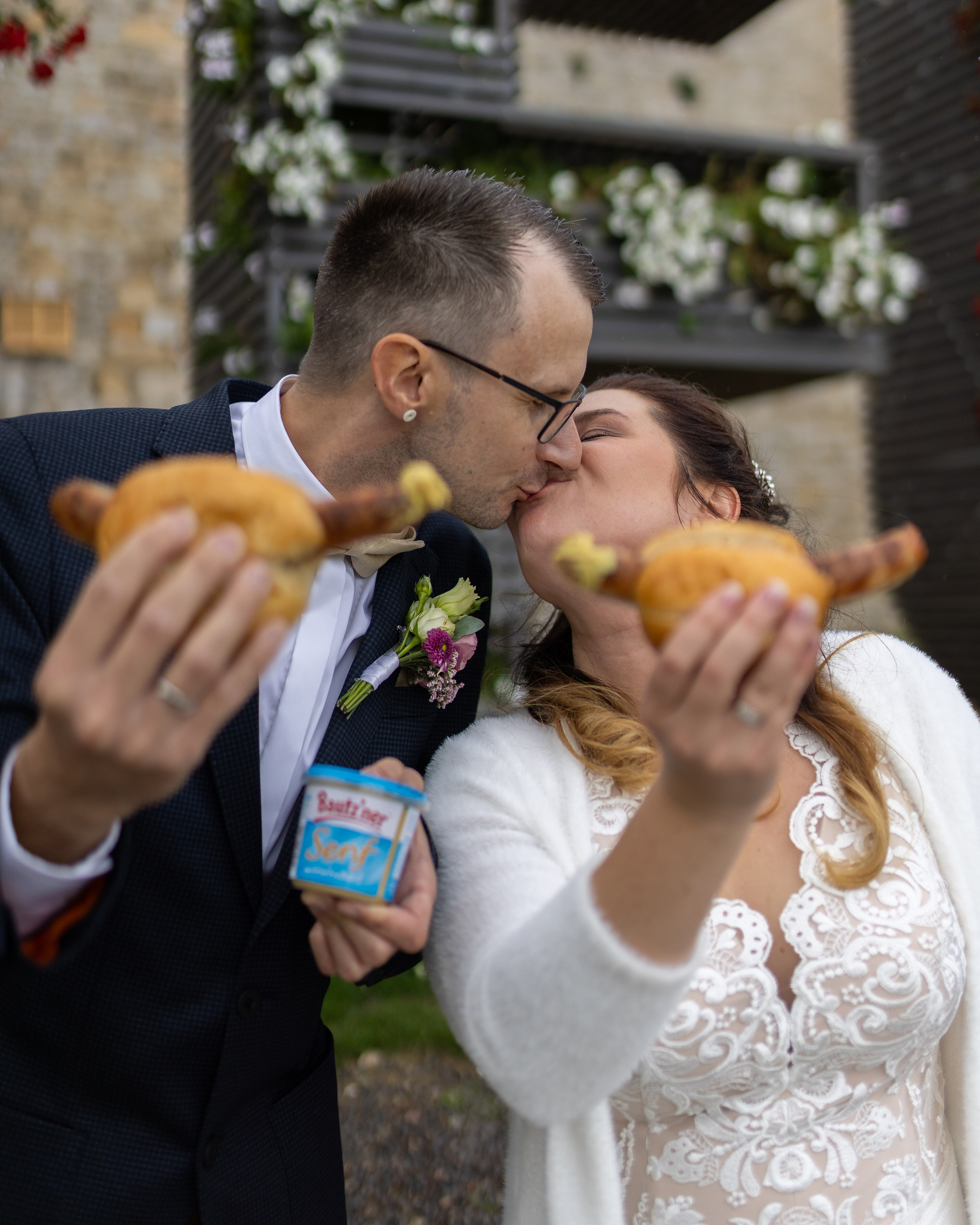 Bautzner Hochzeitsfoto Bratwurst