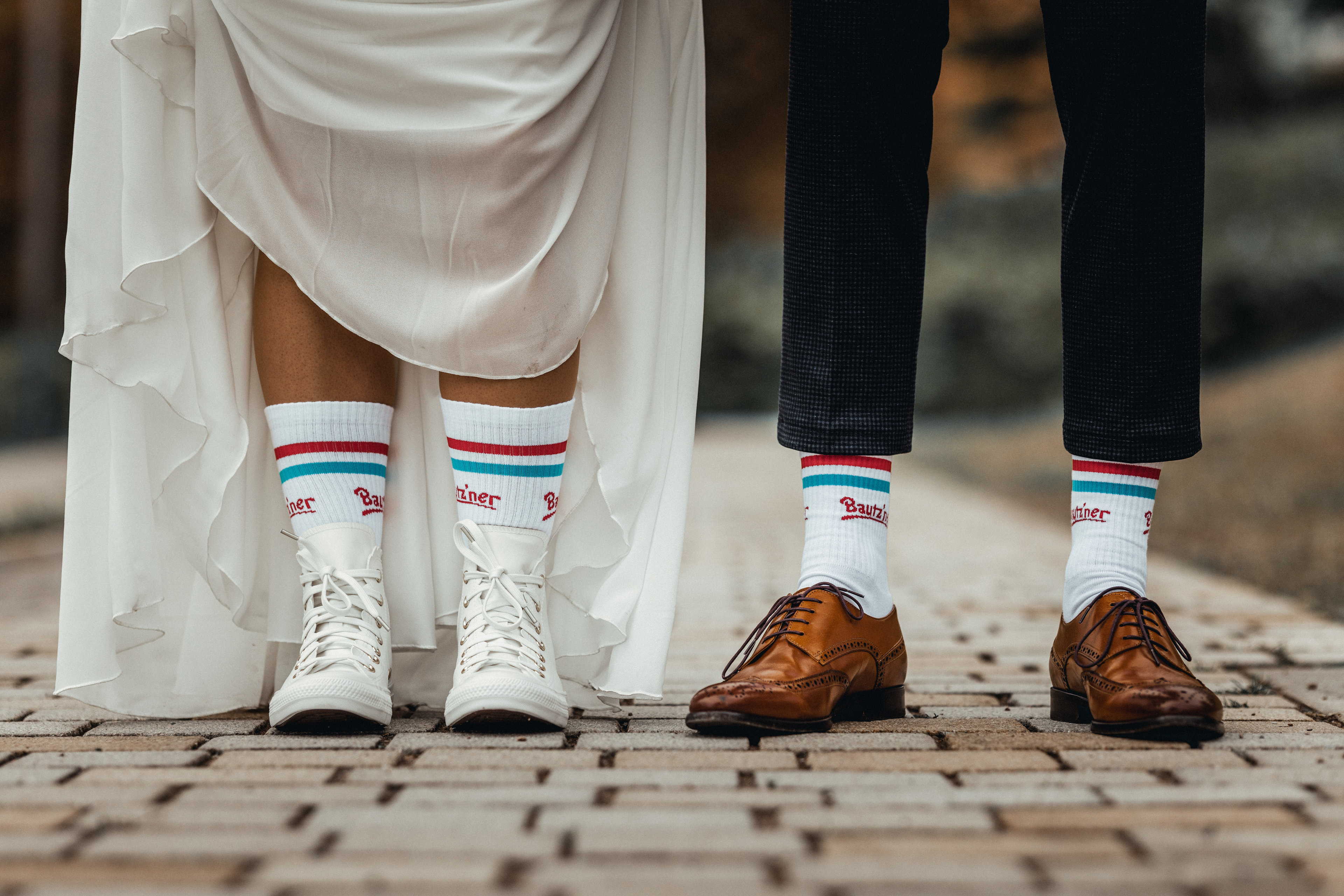 Bautzner Hochzeitsfoto Socken