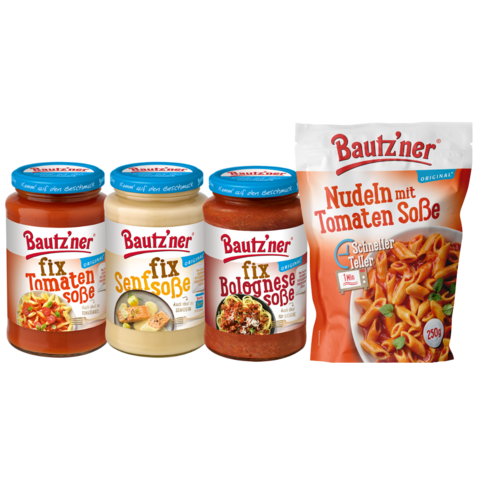 Bautzner Bundle Fix Saucen Set und Schneller Teller