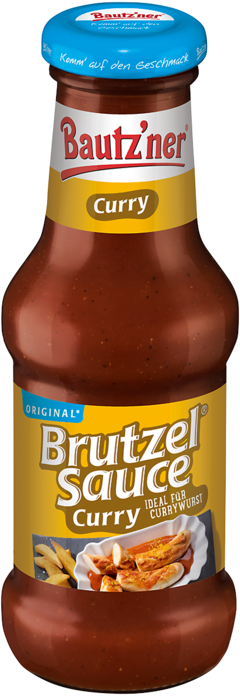 Bautzner Brutzelsauce Curry in der Glasflasche