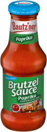 Bautzner Brutzelsauce Paprika in der Glasflasche