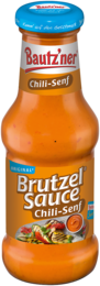 Bautzner Brutzelsauce Chili-Senf in der Glasflasche