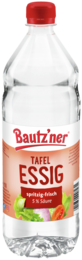 Bautzner Tafelessig in der Plastikflasche