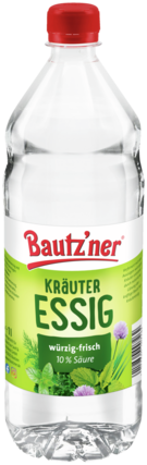 Bautzner Kräuteressig in der Plastikflsache