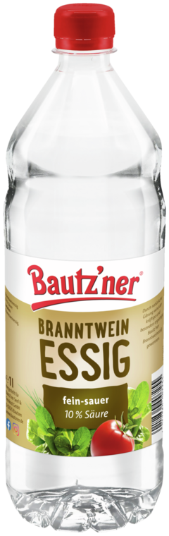 Bautzner Branntweinessig Plastikflasche