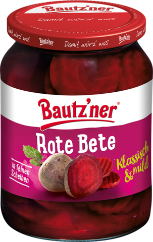 Bautzner Rote Bete Scheiben im Glas