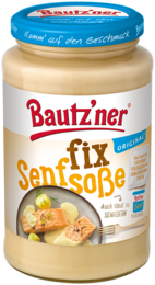 Senfsoße die Fixsoße von Bautzner