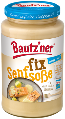 Senfsoße die Fixsoße von Bautzner