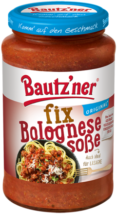 Bolognese die Fixsoße von Bautzner