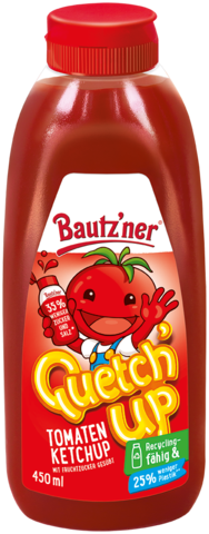 Bautzner Quetchup in der Squeeze Flasche