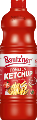 Bautzner Tomatenketchup in der Plastikflasche