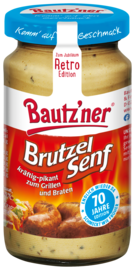Bautz'ner Brutzelsenf Retro-Edition im 200 ml Glas - Jubiläum