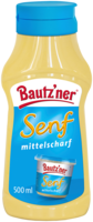 Bautzner Senf mittelscharf in der 500ml Squeeze Flasche