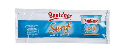 Bautzner Senf Mittelscharf im Beutel