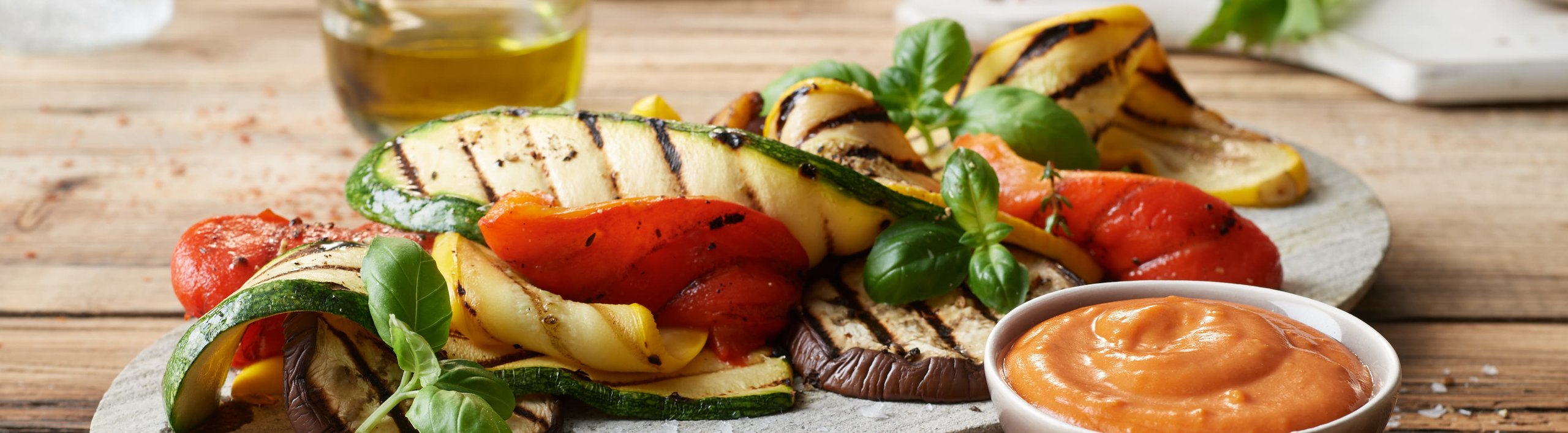 Grillgemüse mit Bautz'ner Brutzelsauce Chili Senf