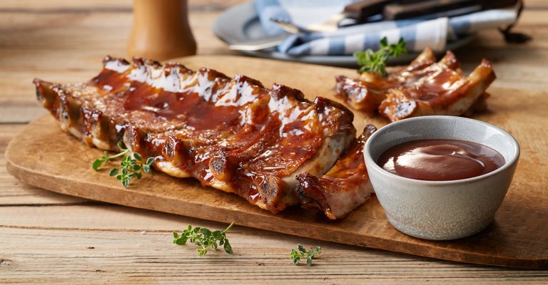 Spareribs mit Bautz'ner Barbecuesauce