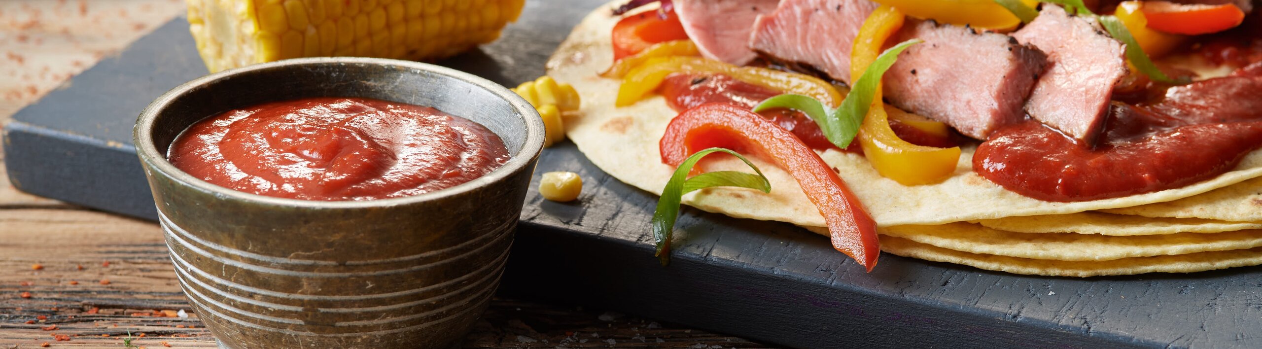 Wraps mit Bautz'ner Brutzelsauce Mexicana