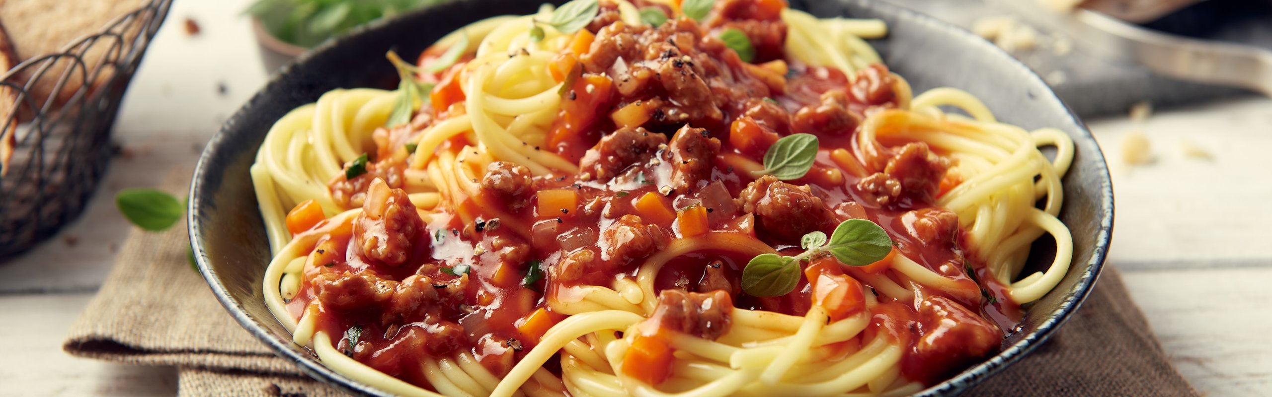 Spaghetti mit Bautz'ner Fixsoße Bolognese
