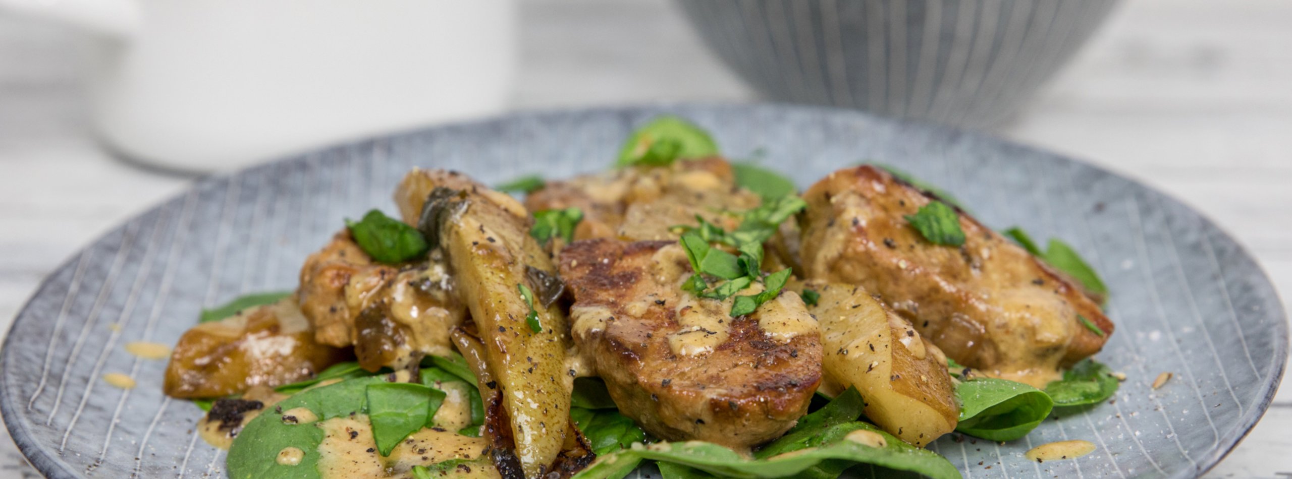 Bautzner | Schweinefilet in Senf-Apfel-Birnen-Sauce