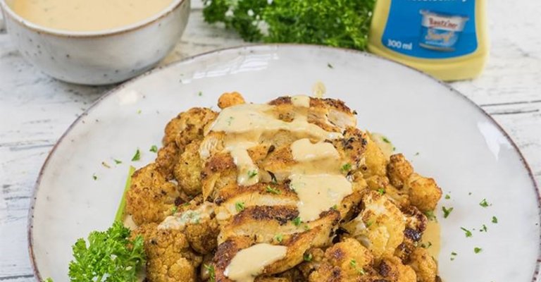 Bautzner Rezepte Hähnchen mit geröstetem Blumenkohl