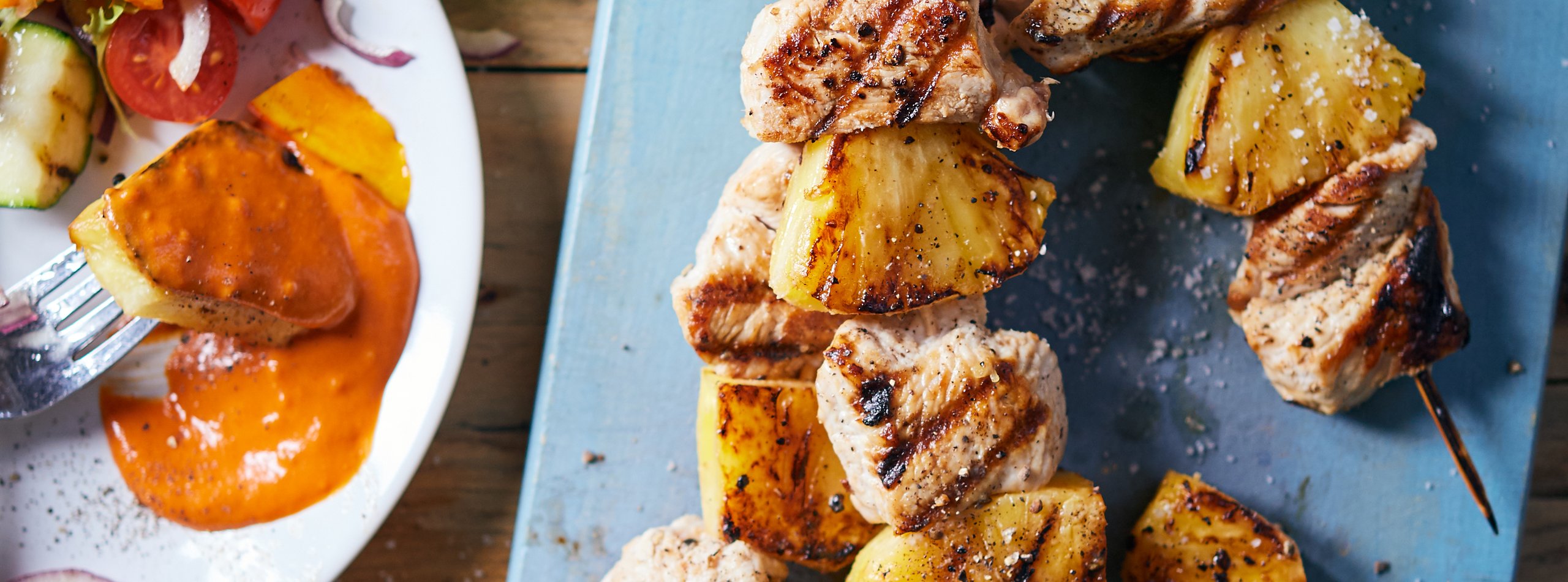 Bautzner Grillspieße mit Sommergemüse