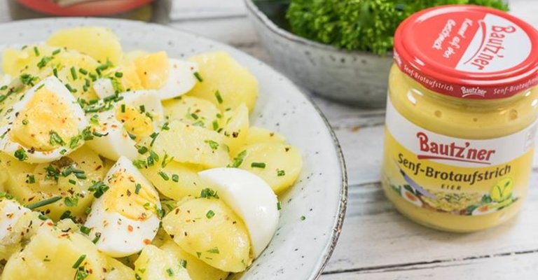 Bautzner Kartoffelsalat mit Honig Senf Vinaigrette