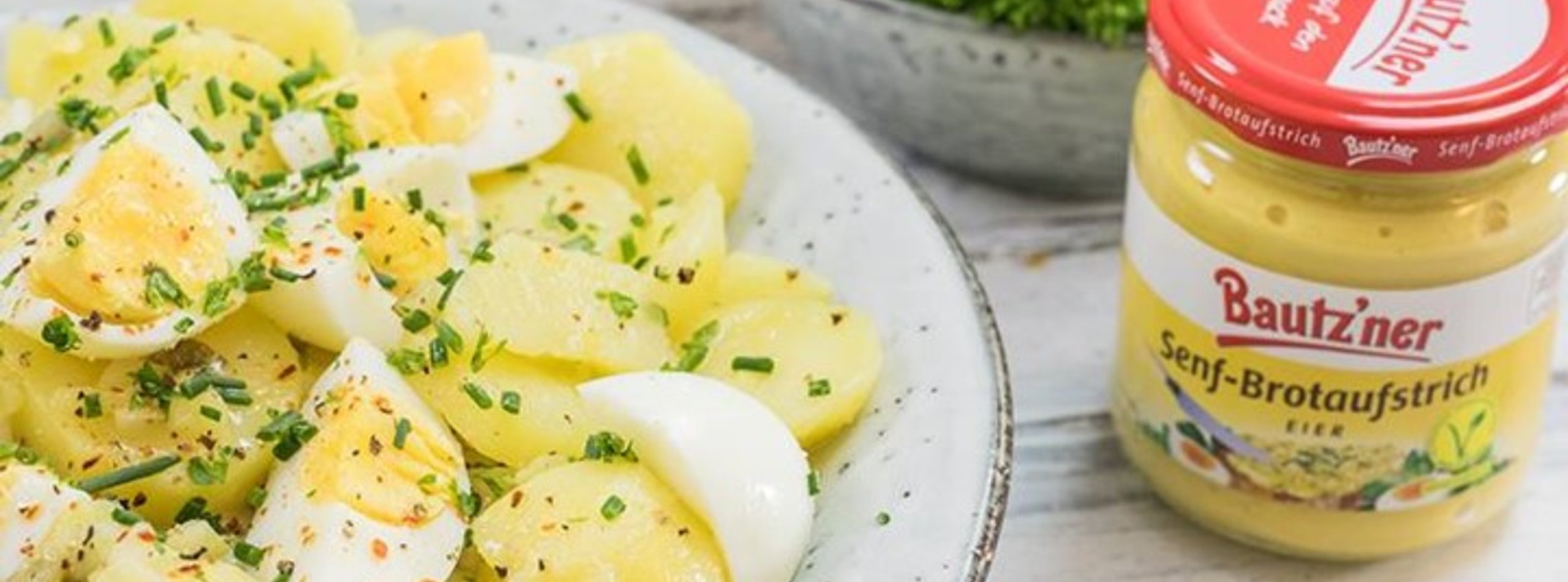 Bautzner Kartoffelsalat mit Honig Senf Vinaigrette