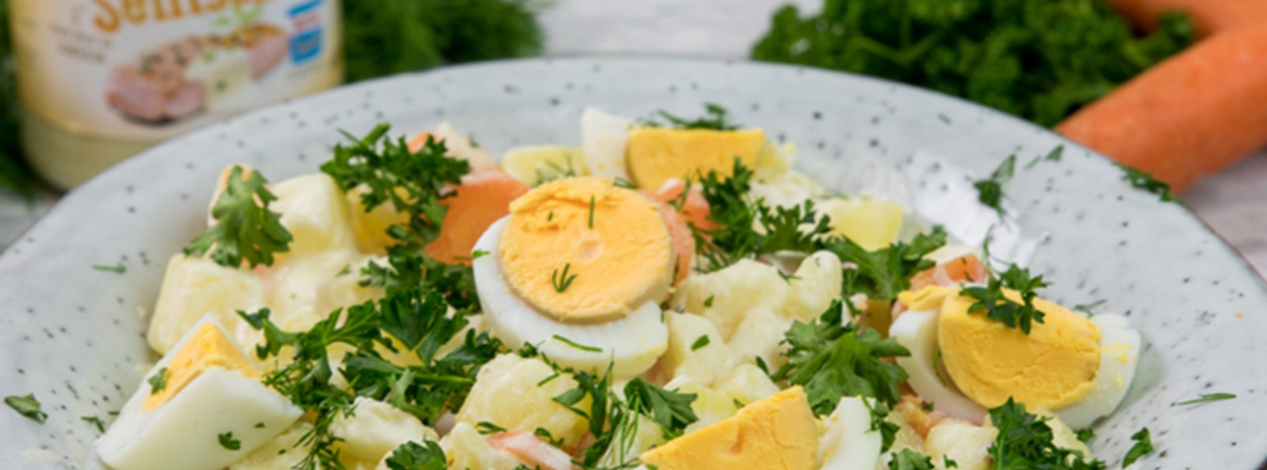 Bautzner Eierragout mit Fixsoße Senf