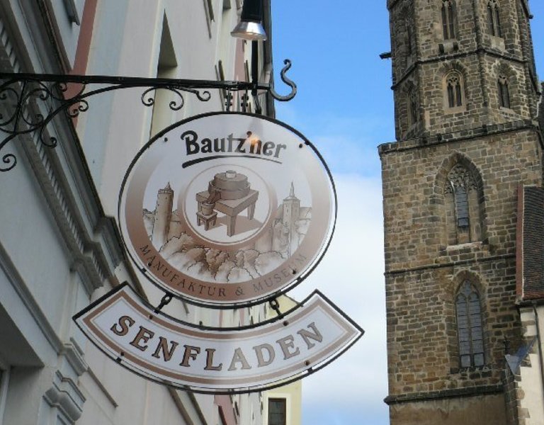 Bautz'ner Senfladen - ist in Bautzen neben Dom und Rathaus zu finden